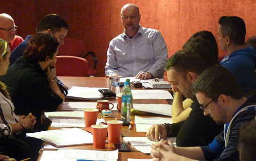 A padls olvasprbja Sopronban, 2020‑ban – Fot: Soproni Petfi Sznhz